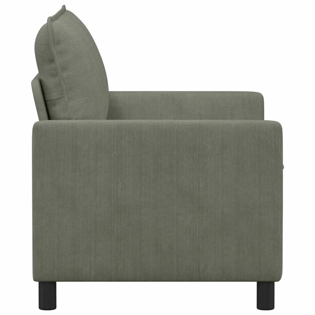 Divano Grigio Chiaro 126 x 81 x 87,5 cm Tessuto