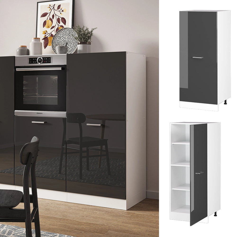 Vicco mobile cucina dispensa Antracite lucido 60 cm