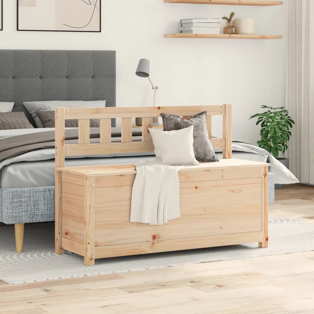 Panca 110x41x76,5 cm in Legno Massello di Pino CFW1374962
