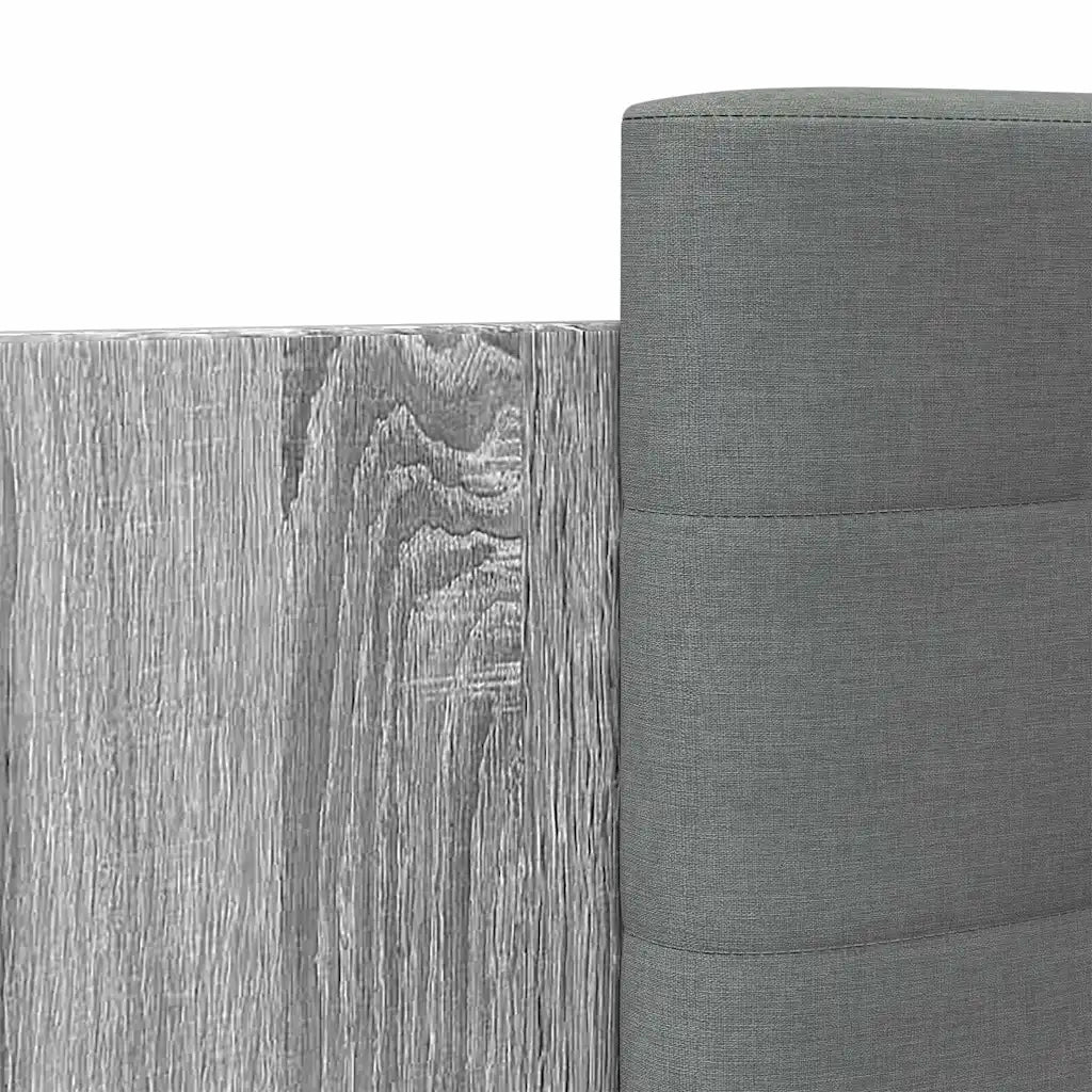 Giroletto Testiera Grigio Sonoma 180x200 cm Legno Multistrato 3209903