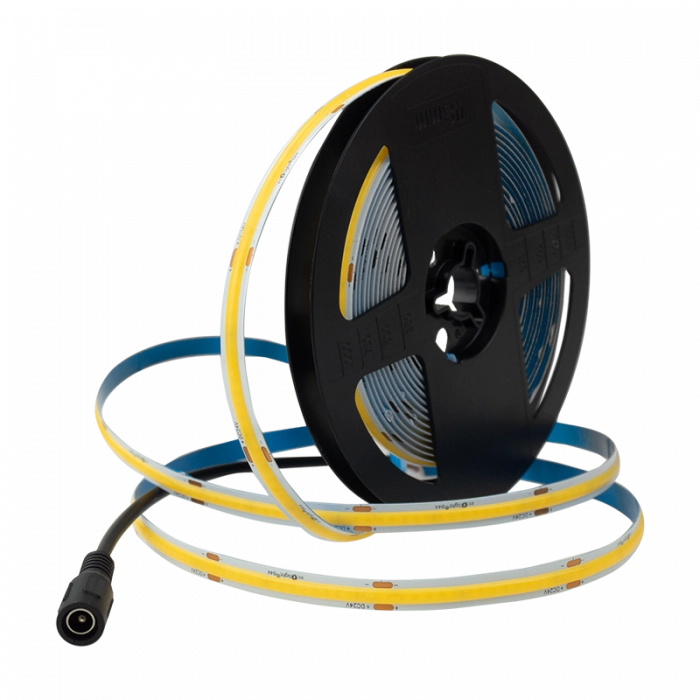 Kit Striscia LED COB 24V IP20 6000K 5m dimmerabile Ecolight