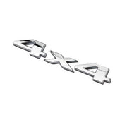 Trade Shop - Adesivo 3d In Metallo Cromato Per Auto Figura Stemma 4x4 In Rilievo Sticker -