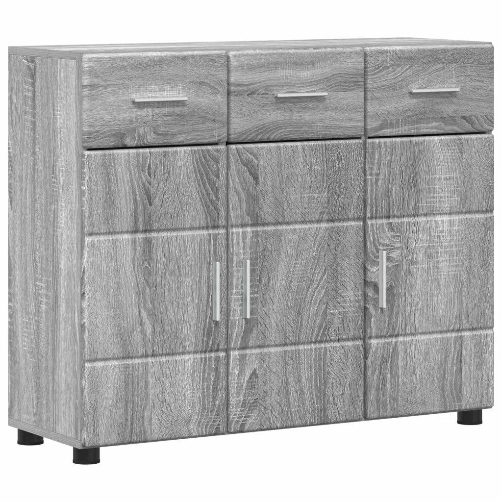 Credenza con porta FLORIN Grigio Sonoma 88,5 x 30,5 x 73 cm 880317