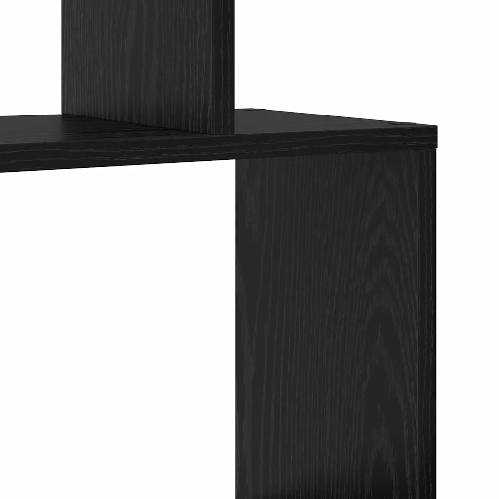 Armadio per Libri 6 livelli 70 x 24 x 193,5 cm Rovere Nero 869253