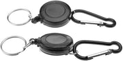 Sostegno per Chiavi con Design Sostenibile - Sostegno per Chiavi Reclinabile - Orecchione Ronde - Spalla a Carabina - Nero - 70 cm Lunghezza del Cavo - Sostegno per Chiavi