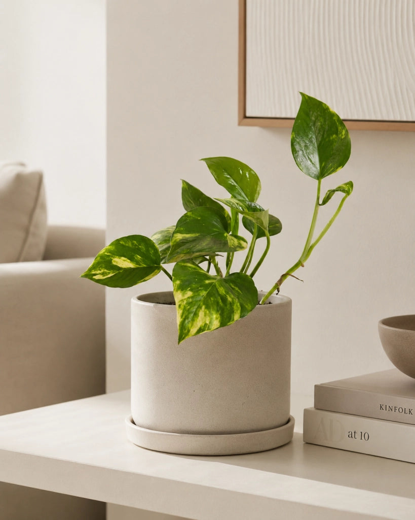 Gardenaria Epipremnum pinnatum 'Aureum' - pothos - Pianta da interno ornamentale Altezza: 35 cm (vaso 15)