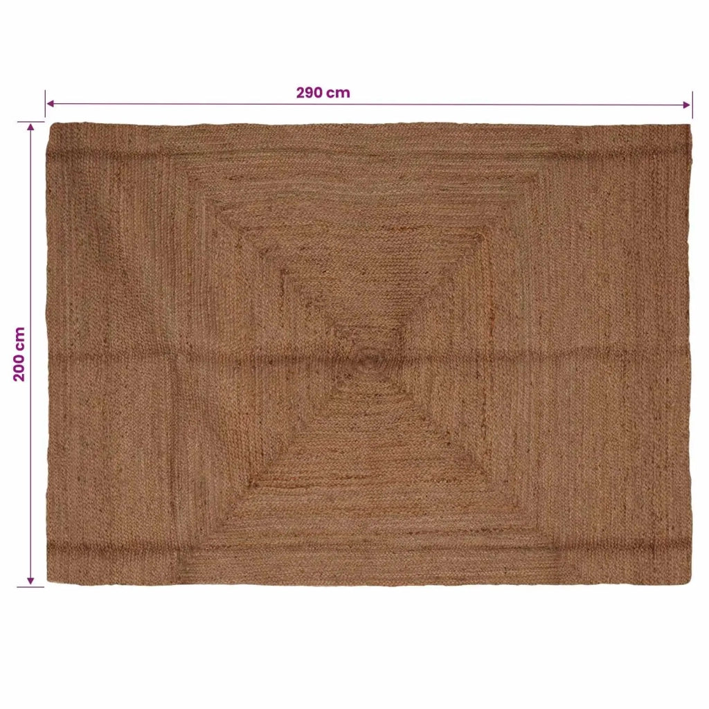 Tappeto da Area Grigio 200 x 290 cm Juta 42010420
