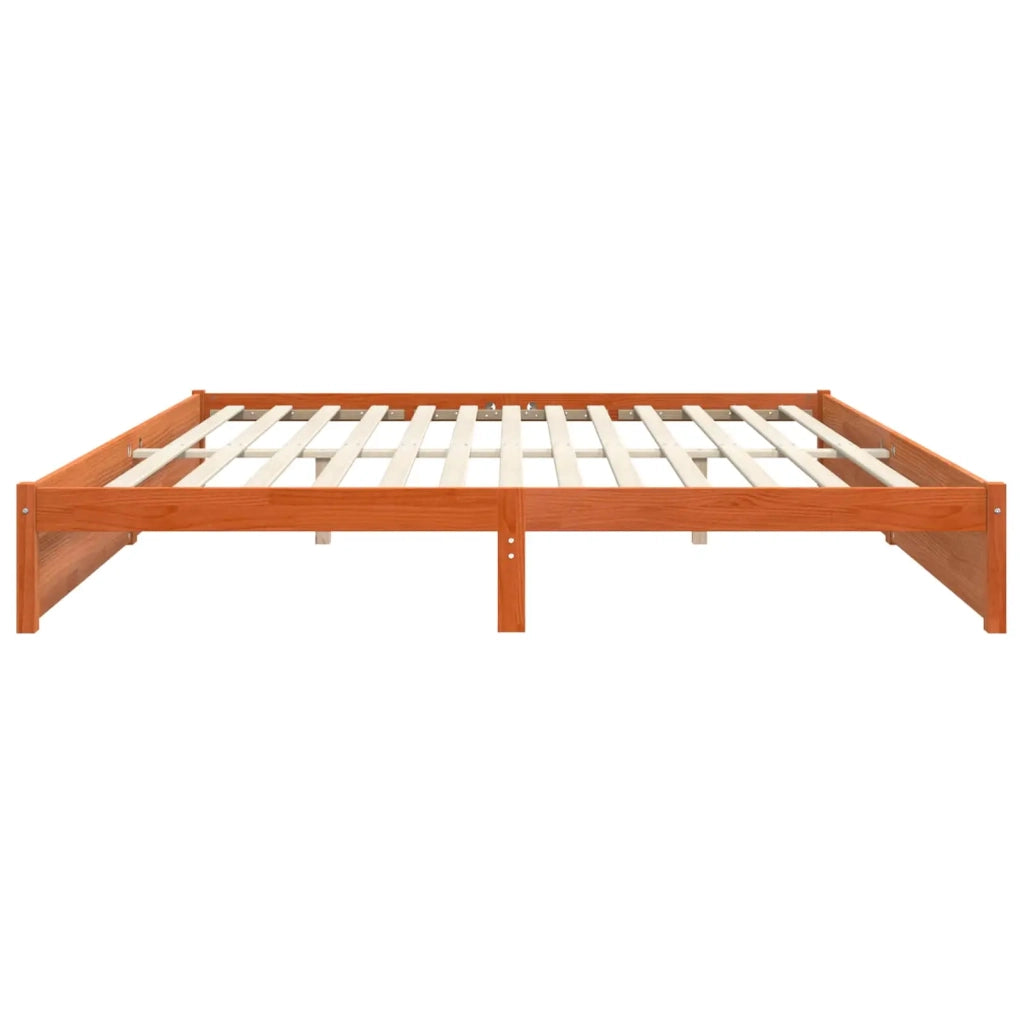 Struttura del letto Marrone cerato 200 x 200 cm