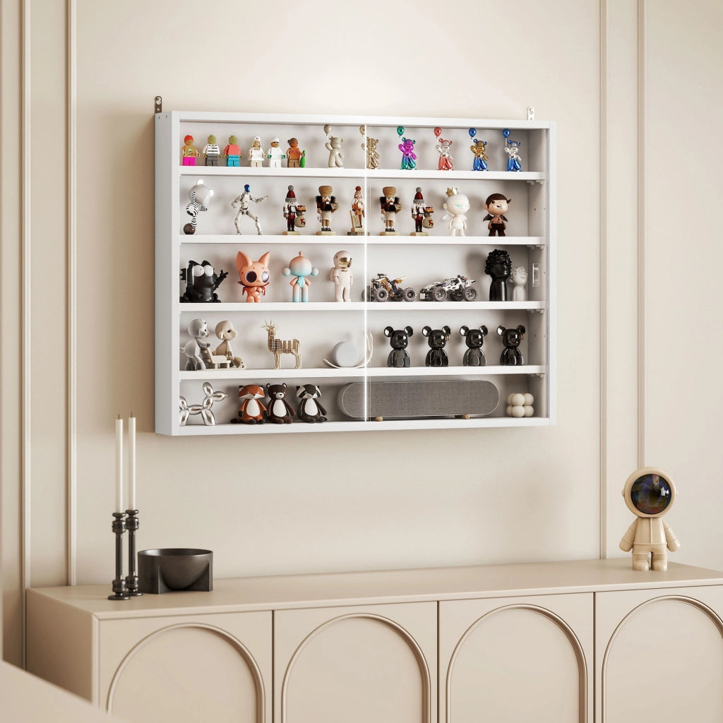 Libreria a muro ¨C zephmum ¨C 80x60x9.5 cm bianco