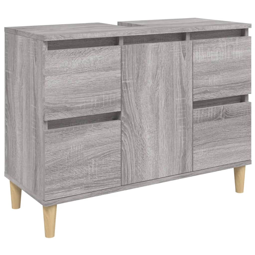 Mobile sottolavabo bagno 80 x 33 x 60 cm in legno ingegnerizzato grigio 02_0006851