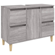 Mobile sottolavabo bagno 80 x 33 x 60 cm in legno ingegnerizzato grigio 02_0006851