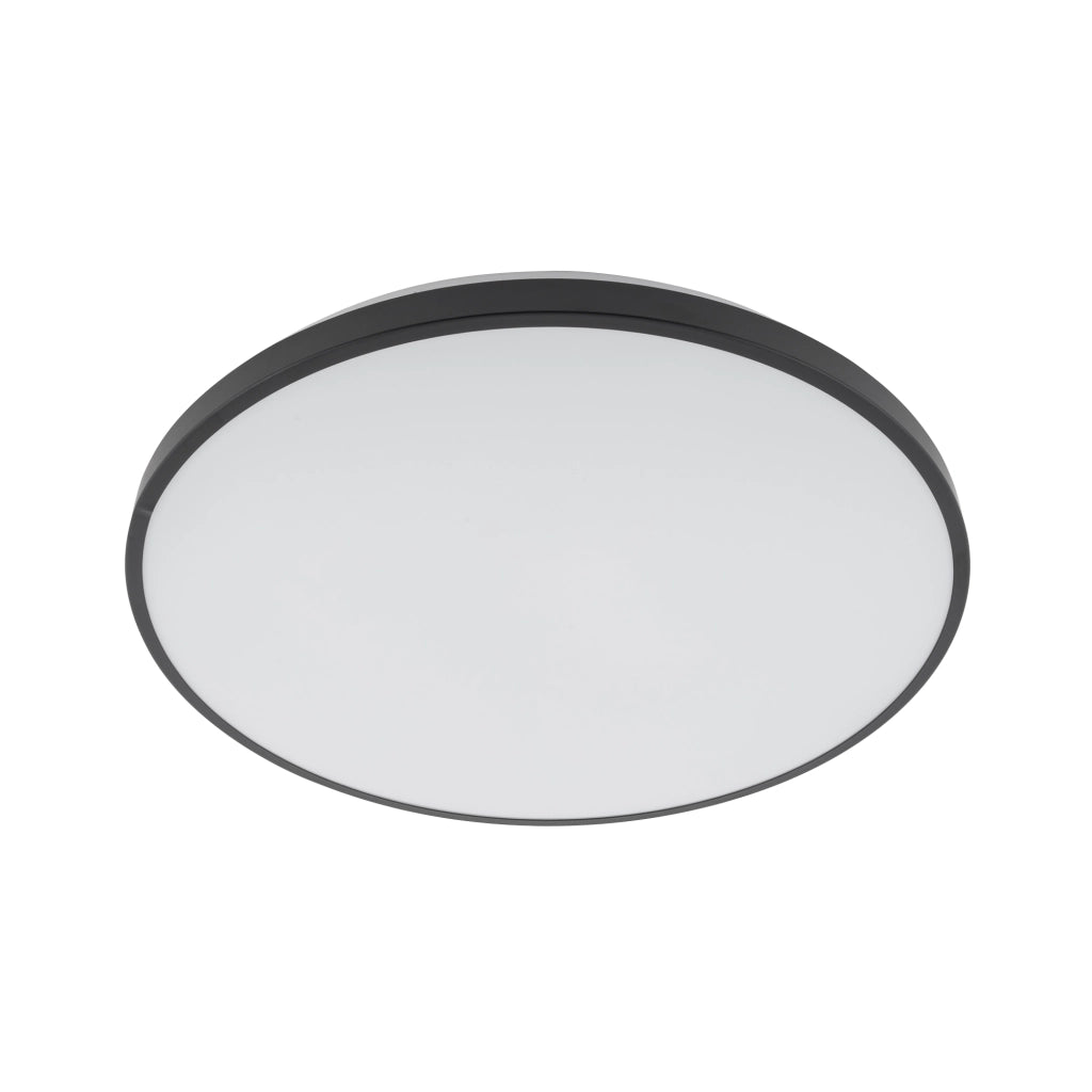 Plafoniera bagno tonda 49cm LED 32W 4000K nera Nowodvorski