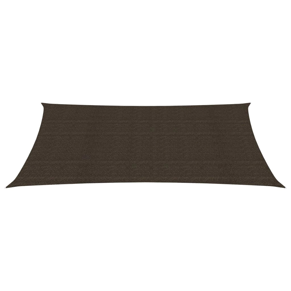 Vela in tessuto per ombrellone 160 g/m² marrone 2 x 4 m HDPE 02_0009142