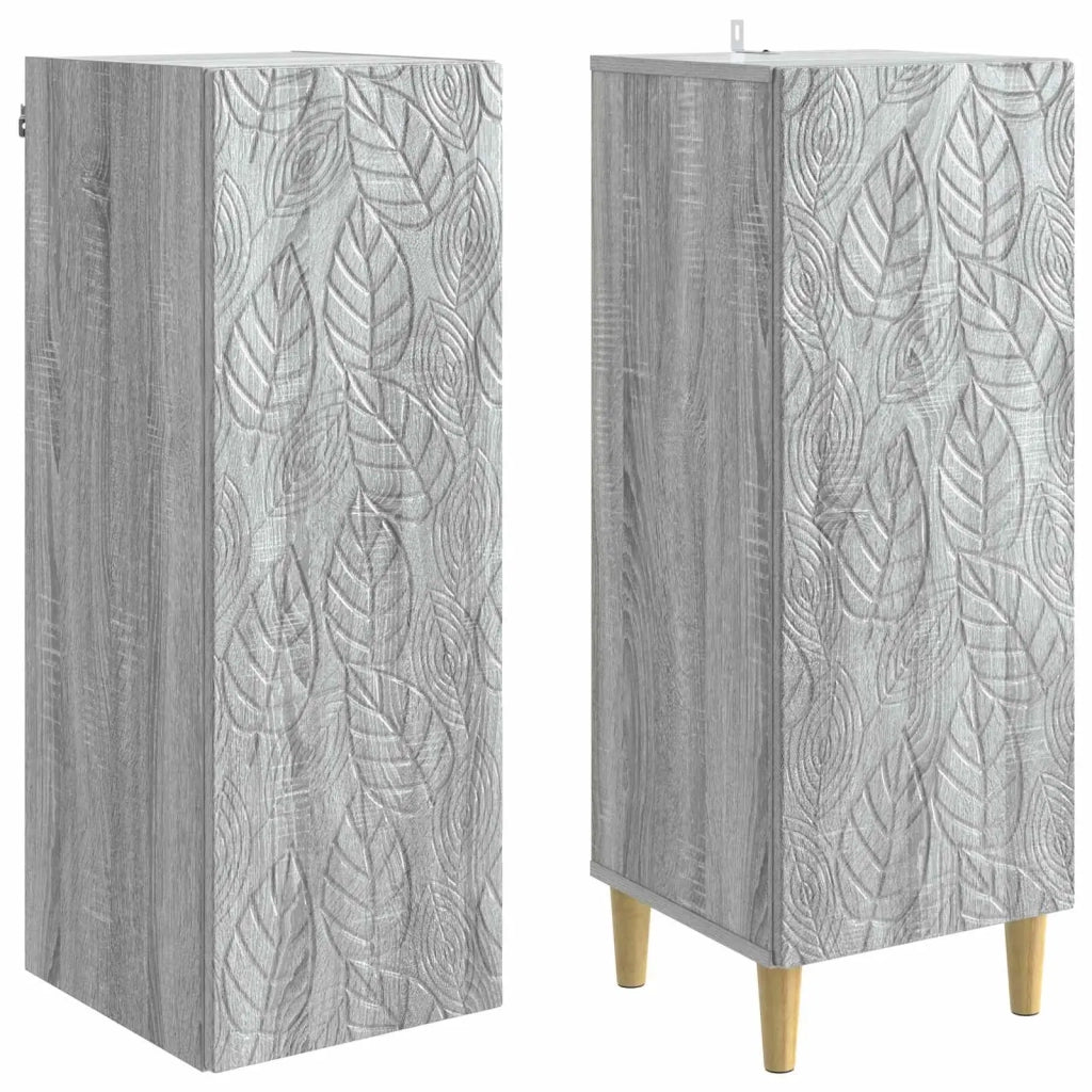 Set di armadi 2 pcs Sonoma grigio Legno ingegnerizzato 3416715