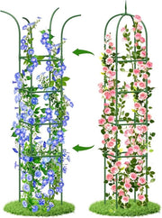 Trellis per piante rampicanti 18 m - Inox - Per esterni interni verdure fiori (1 pezzo)
