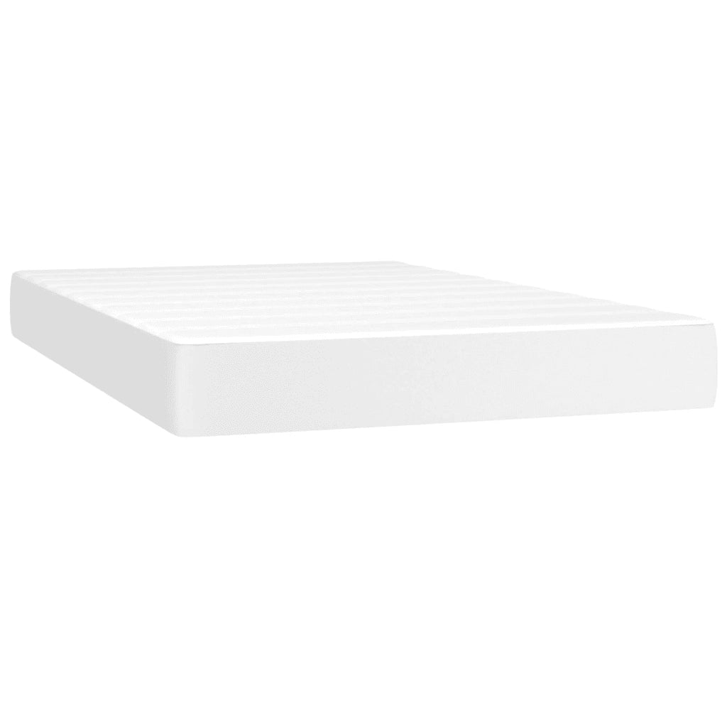 Giroletto a Molle con Materasso Bianco 120x200 cm in Similpelle cod mxl 64149