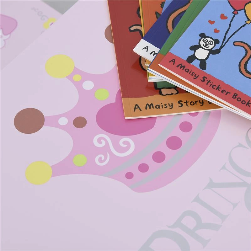 SET TAVOLO E 2 SEDIE TEMA PRINCIPESSE PER CAMERETTA BAMBINI IN LEGNO ROSA