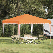 Tenda per feste a pop-up-Gazebo Arancione 288 x 288 x 245 cm 176145
