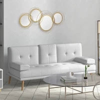 Decorazione Murale 3D in Metallo, Wall Art a Cerchi con Specchi 107x56cm, Oro