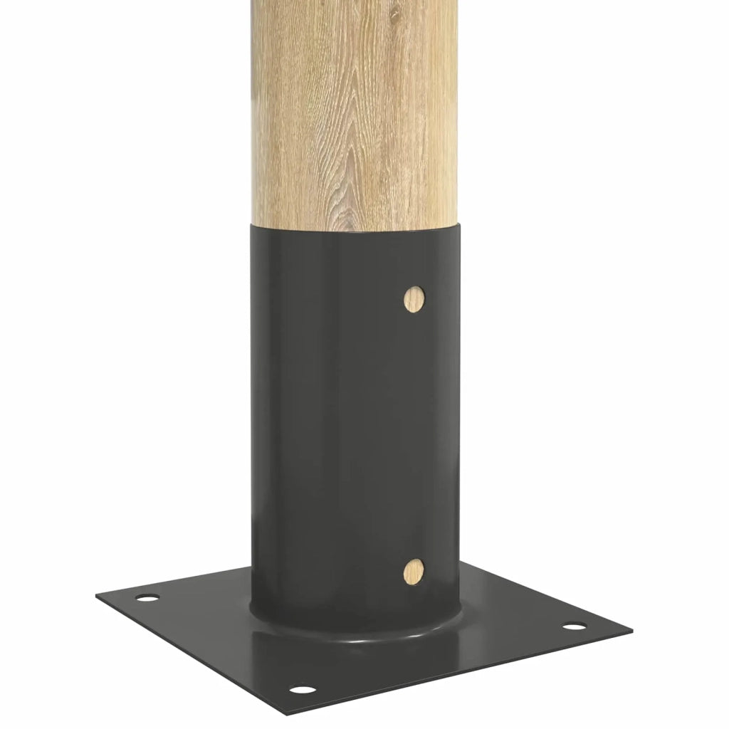 Ancora rotonda per terreno 12 pcs Antracite 15 x 15 x 15 cm 42030127