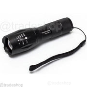 Trade Shop - Torcia Led A Luce Bianca Solida 80000 W Ricaricabile Waterproof Supporto Bici -