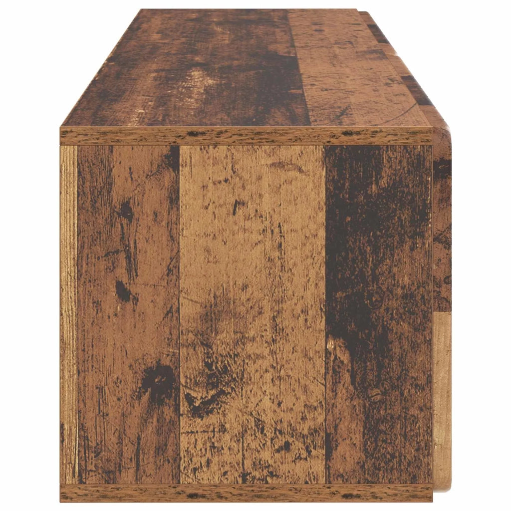 Mobile Porta TV da Muro Legno antico 98 x 31 x 30 cm