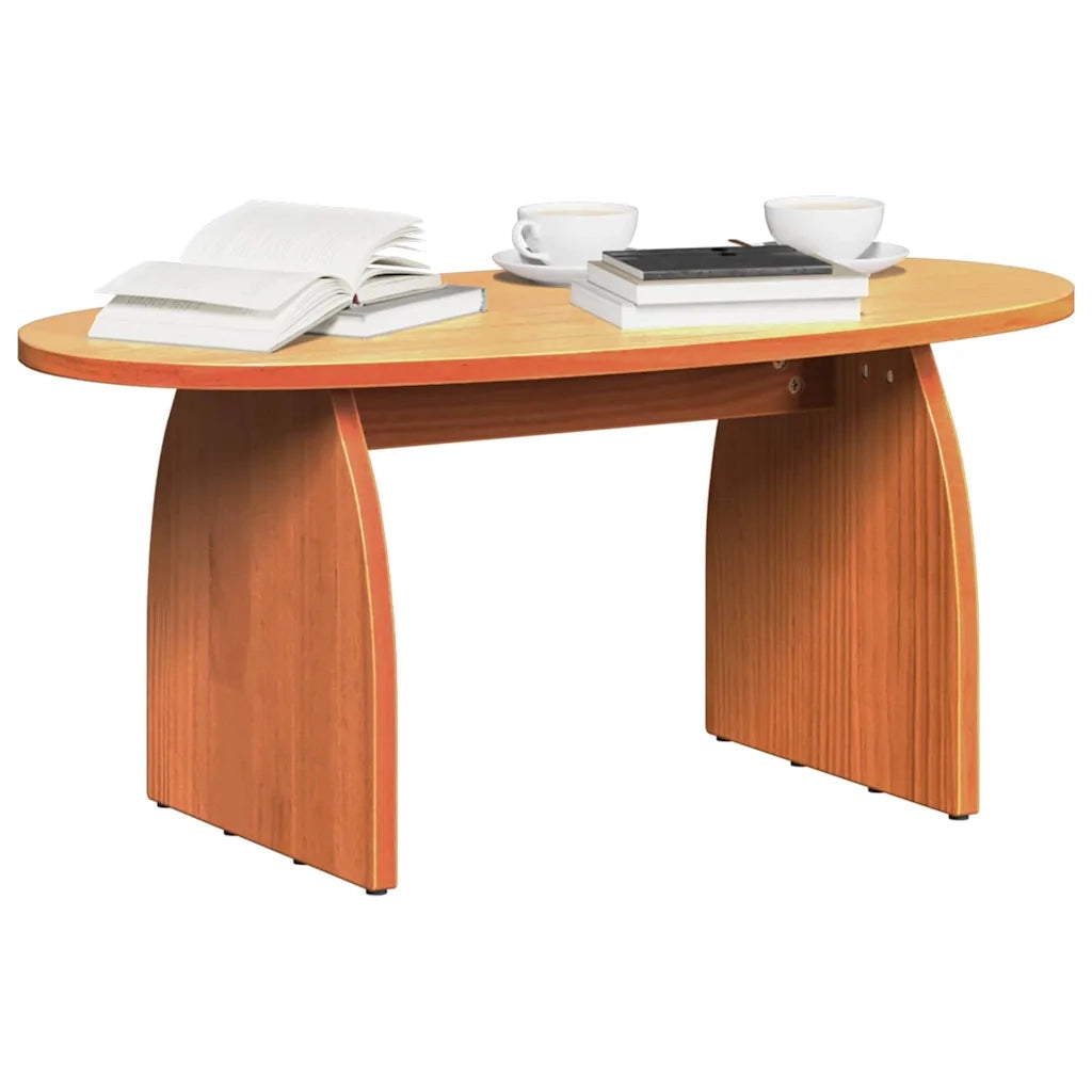 Tavolino da salotto Marrone cerato 80 x 40 x 35 cm 873534