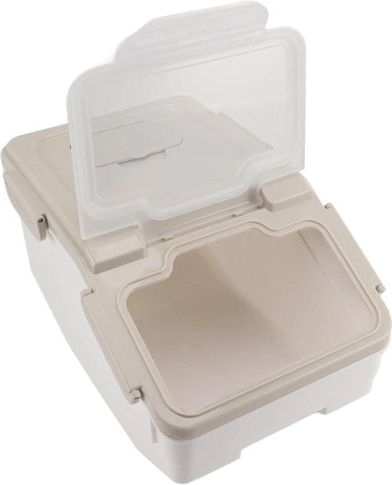 Contenitore alimentare acqua-tetto - Contenitore riso - Contenitore riso con coperchio misuratore - Deposito cucina (5kg / 11lb)