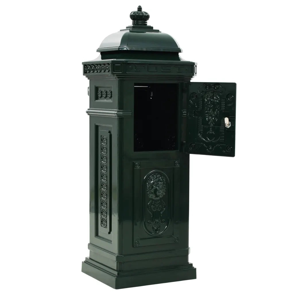 Cassetta della Posta in Alluminio Inossidabile Vintage Verde CFW5111149