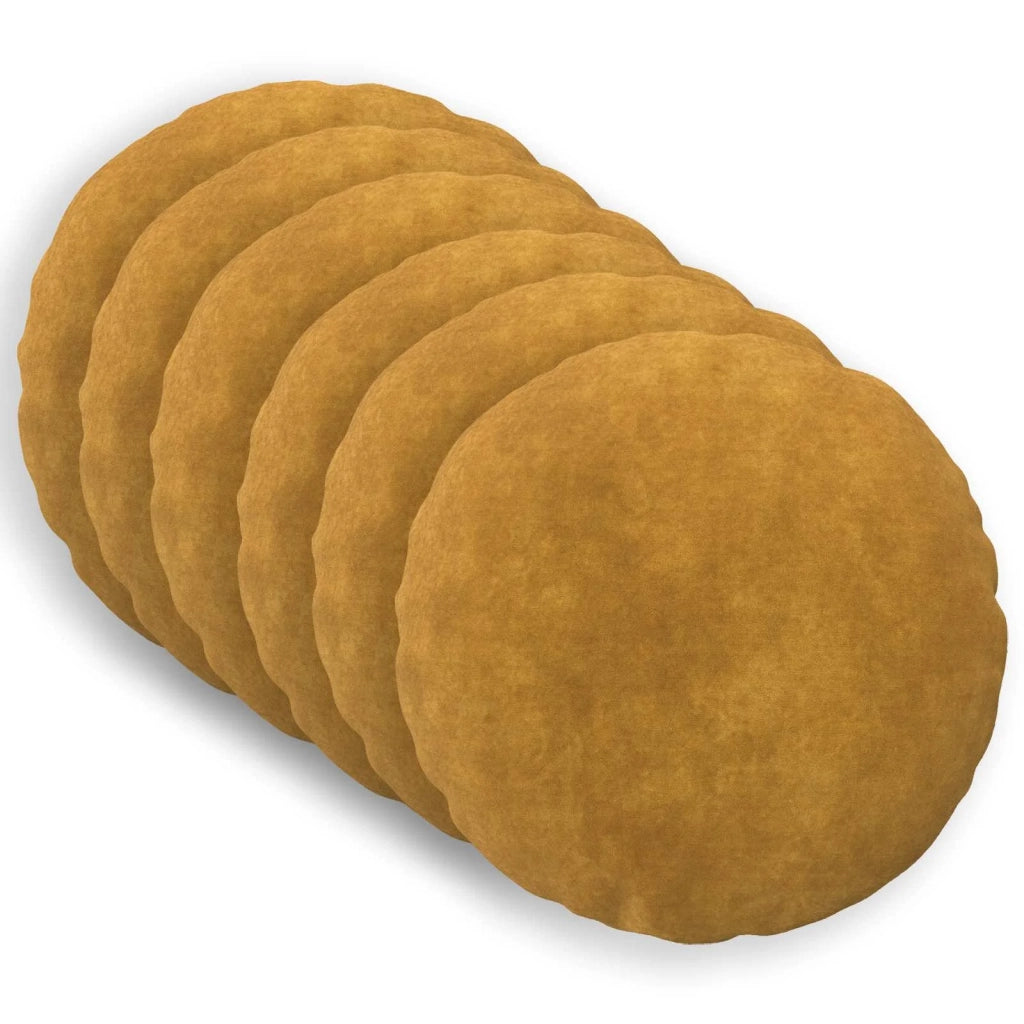Cuscino con cuscino HEERLEN 6 pz Giallo Fleece in microfibra 928810