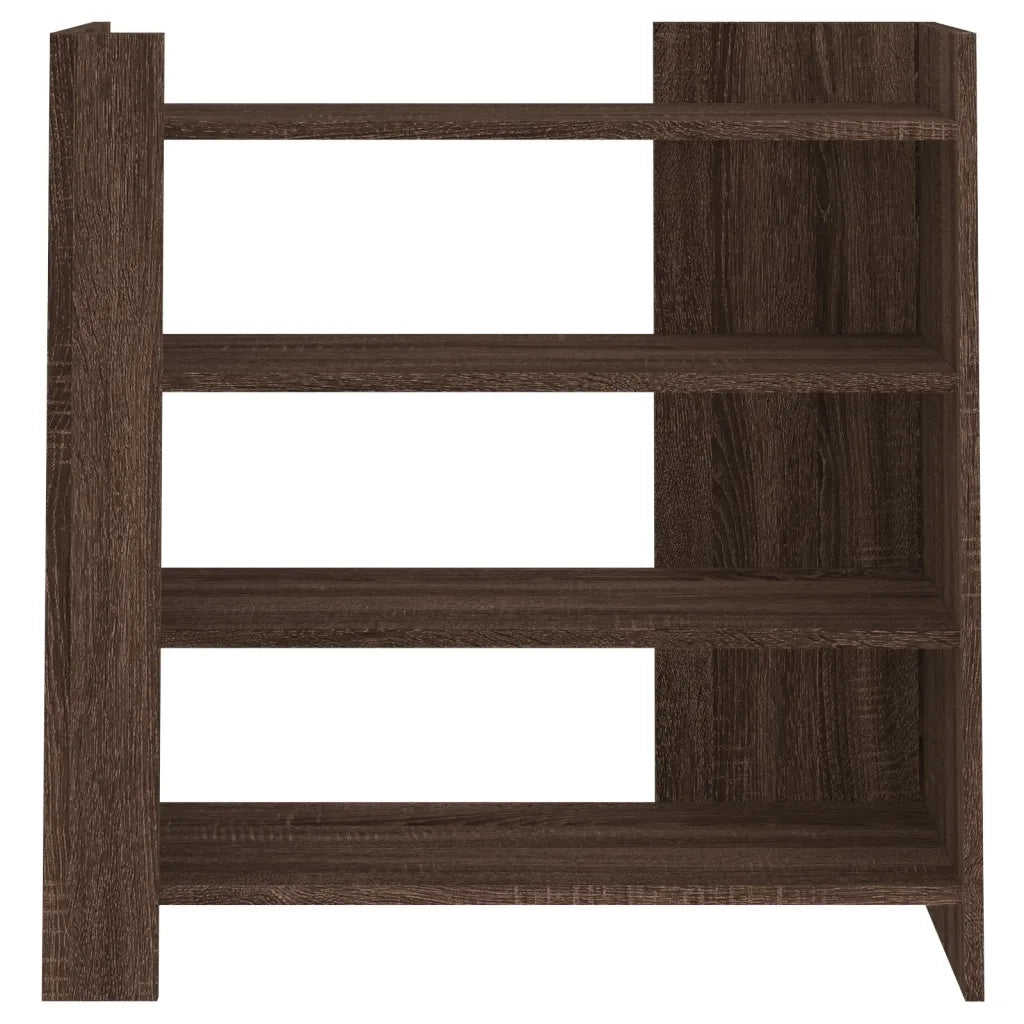 Credenza Rovere Marrone 73,5x35x75 cm in Legno Multistrato 848394
