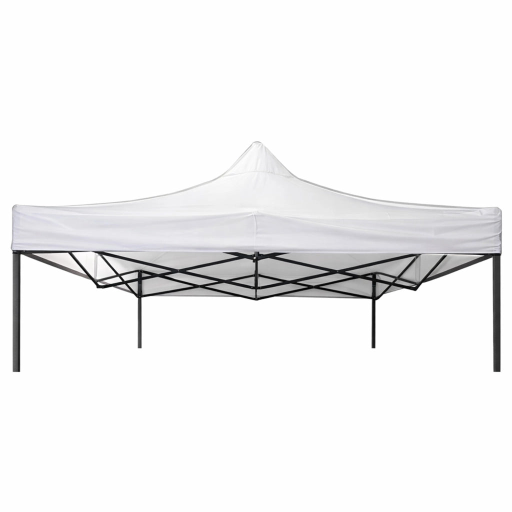 Telo Copertura Gazebo Impermeabile Oxford 800D Resistente Anti Pioggia Sole Raggi UV Facile Montaggio Con Velcro Per Gazebo Pieghevole Da Giardino Terrazzo Eventi 3x3 Metri Bianco