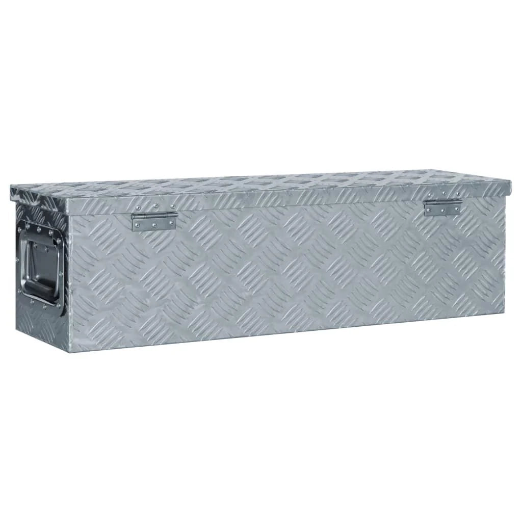 Scatola in alluminio argentato 80,5 x 22 x 22 cm 02_0003209