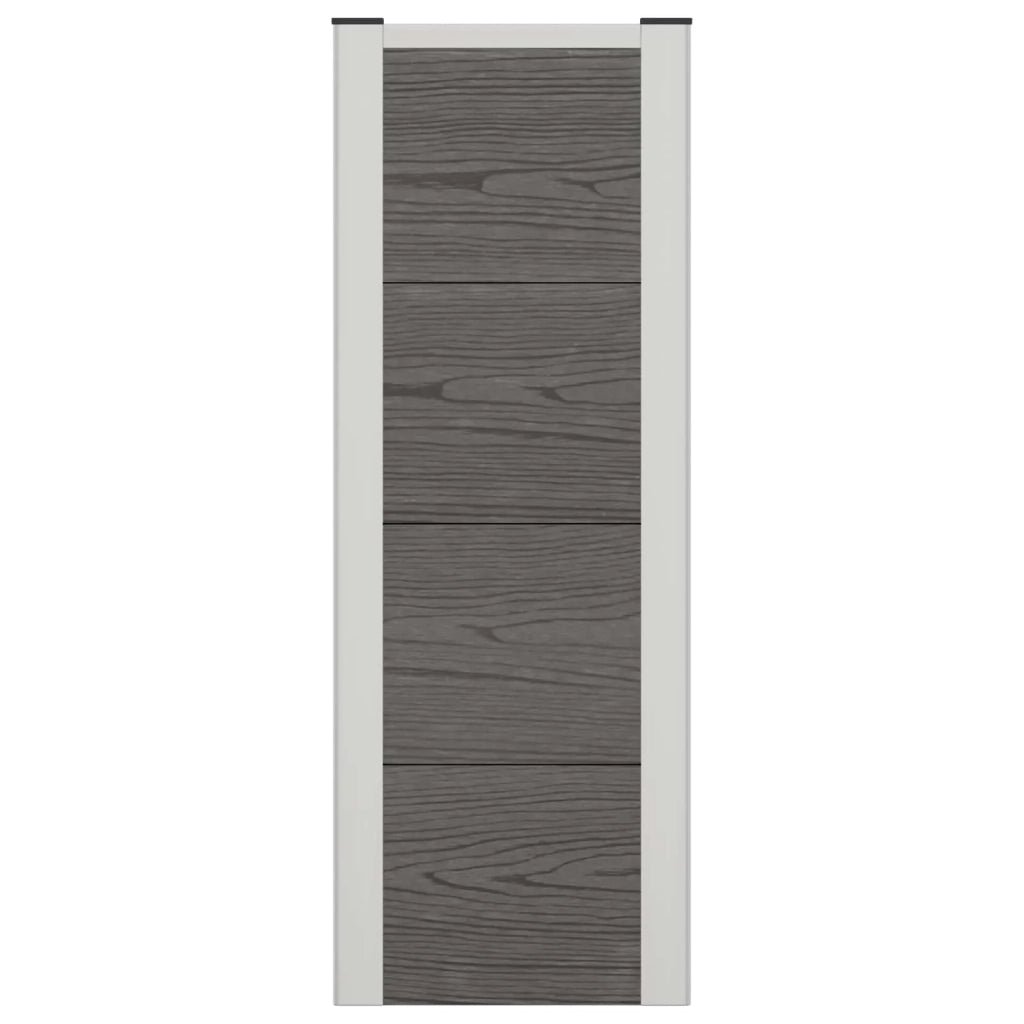 Letto rialzato da giardino Grigio 75 x 30 x 22 cm 42039086