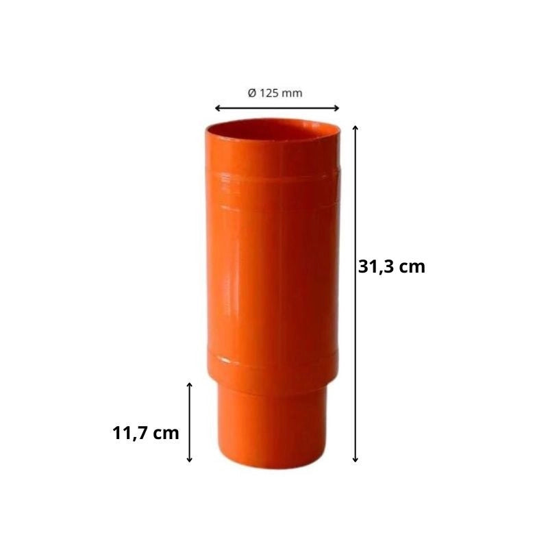 Giunto di riparazione ad 1 pezzo in pvc : Diametro - 125