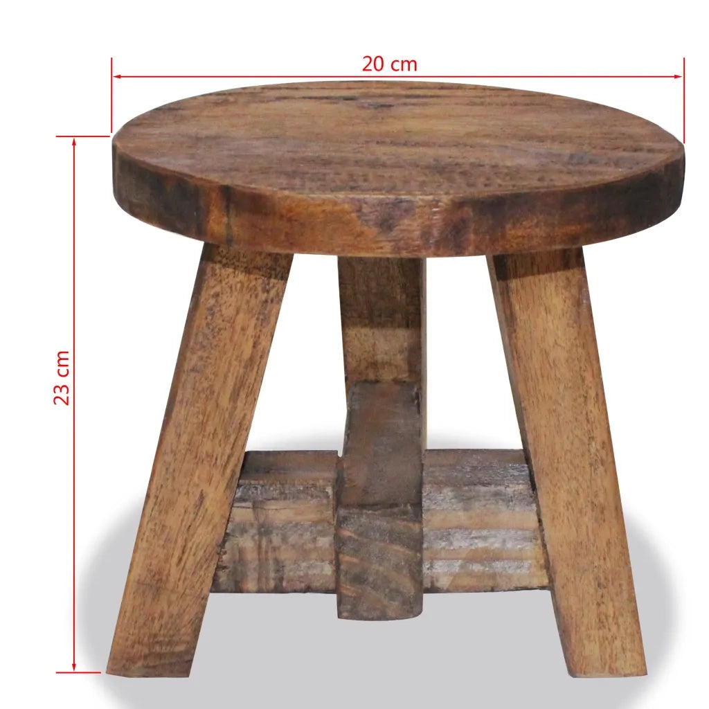 Sgabello in Legno Massello di Mogano CFW3014030