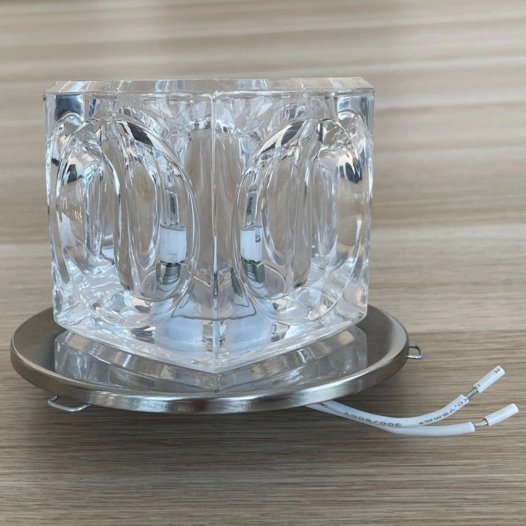 Faretto incasso soffitto cristallo quadrato G4 20W Candellux