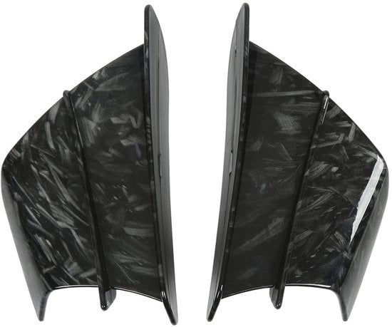 Accessorio di sicurezza per motocicletta - Ala aerodinamica - Spoiler laterale - Migliora stabilità - Installazione facile - Disegno tridimensionale - Riduci resistenza - Accessorio per motocicletta