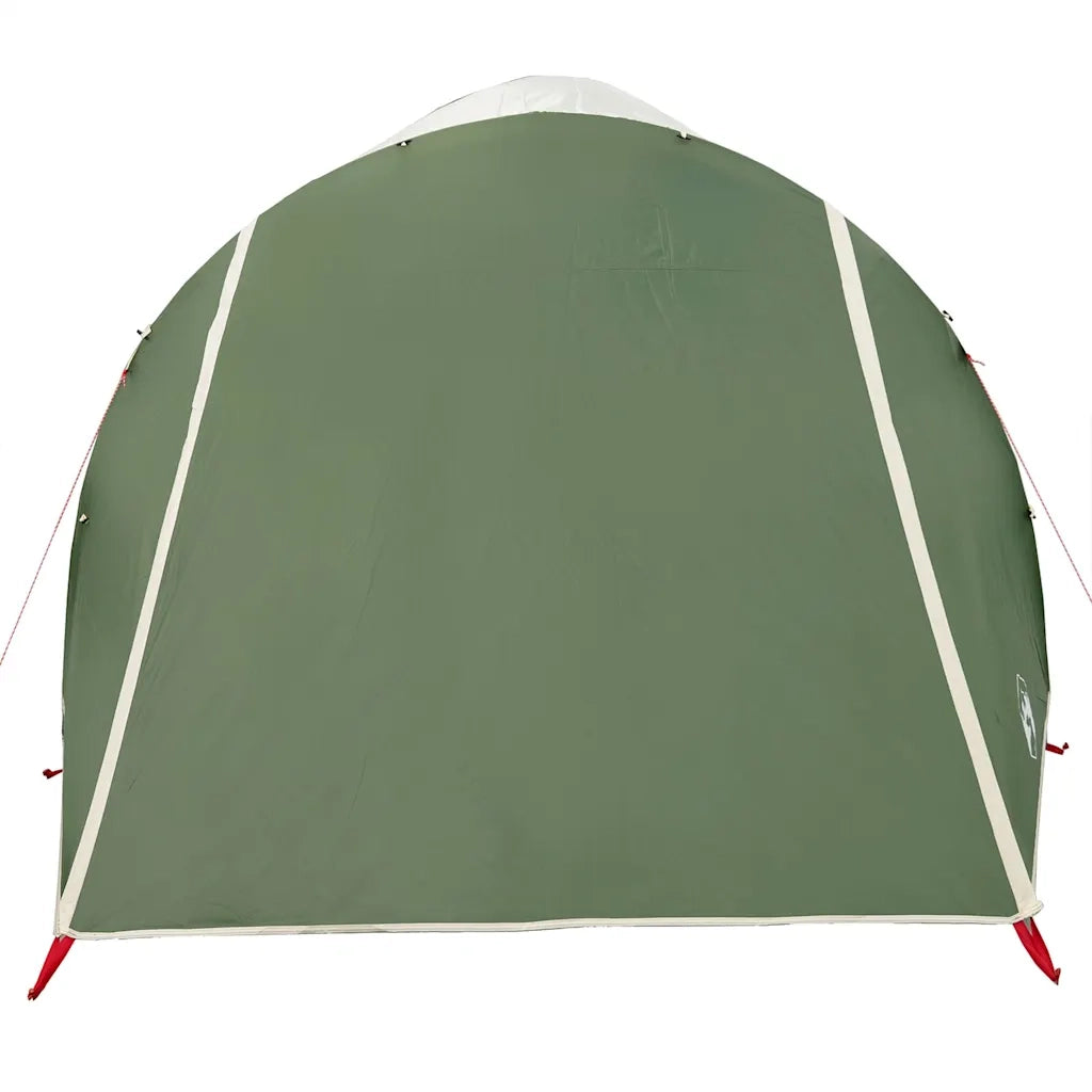 Tenda Familiare a Tunnel per 6 Persone Verde Impermeabile