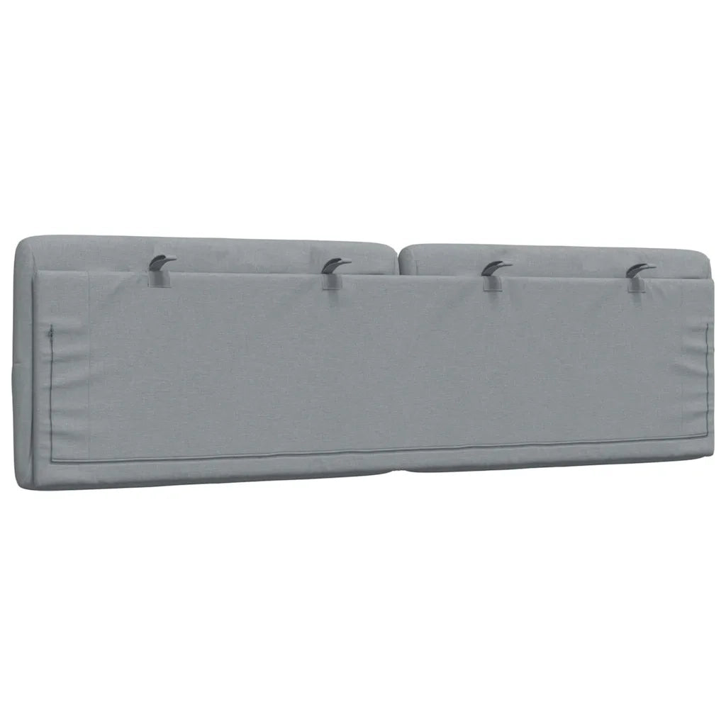 Cuscino Testiera Grigio Chiaro 160 cm in Tessuto CFW9611417