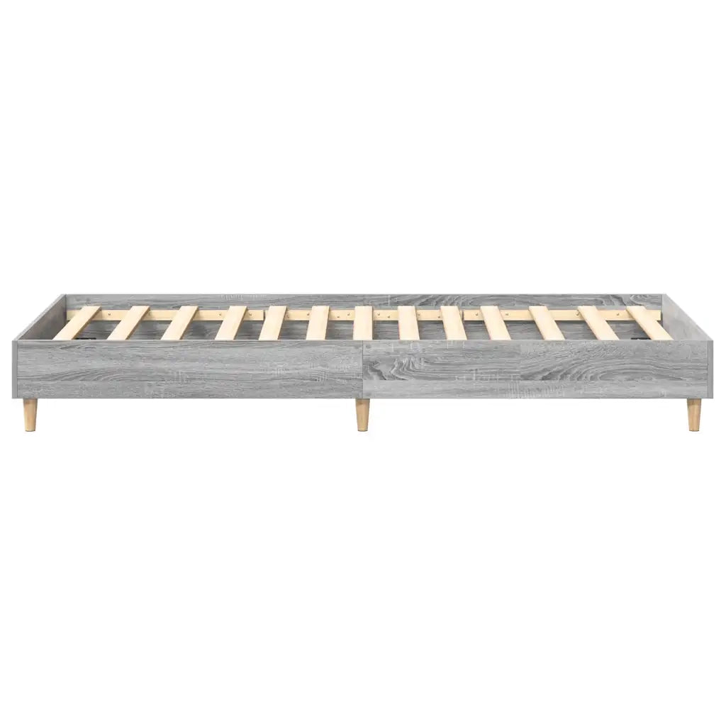 Giroletto senza Materasso Grigio Sonoma 90x190 cm in Truciolato 861089