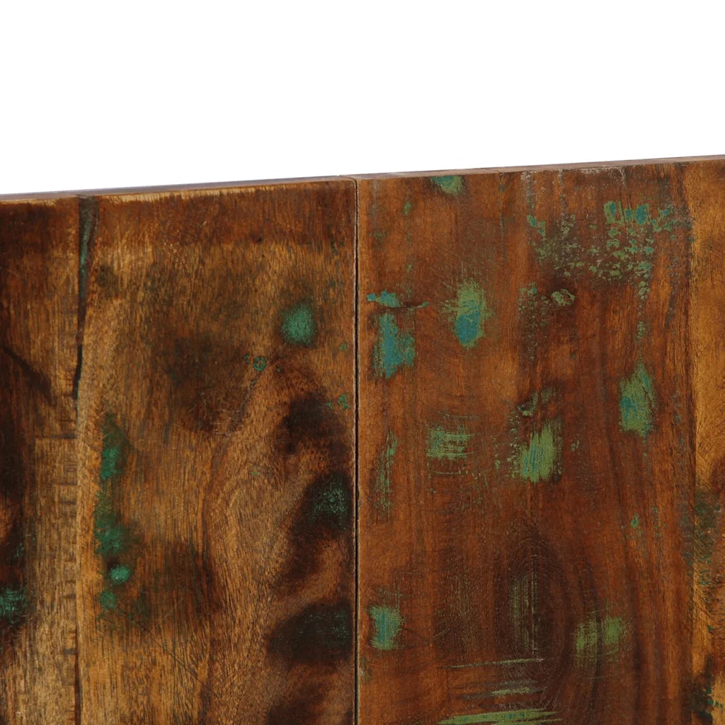 Testiera Multicolore 140 cm in Legno Massello Recupero
