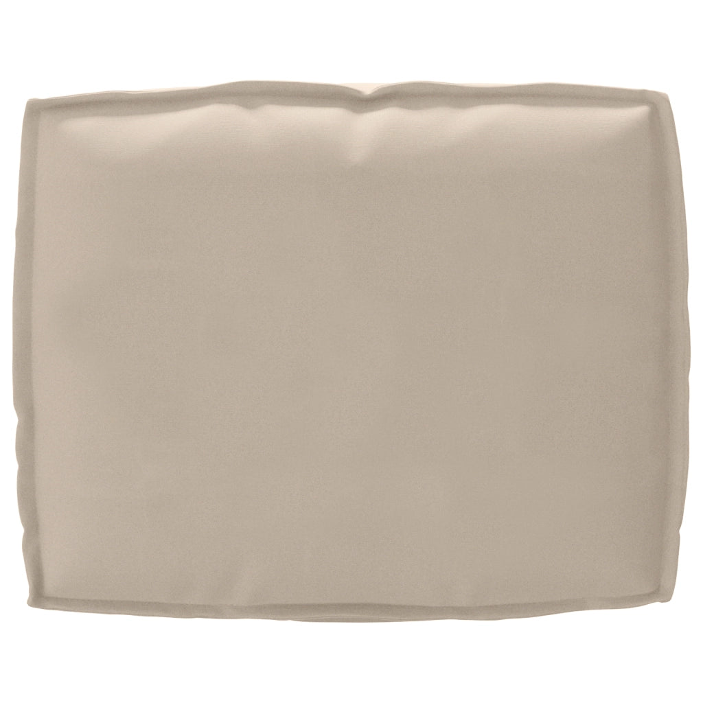 Cuscino per pallet per schienale Tortora 50x40x12 cm in tessuto Oxford