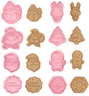 Forme di biscotto a forma di biscotto di Natale, 8 pezzi, forme di biscotto per bambini, forme di biscotto per fondant, forma di biscotto, forma di biscotto per biscotti, accessori per cucina dei bambini