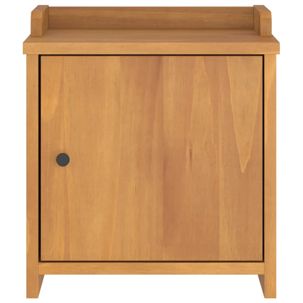 Panca da Corridoio-Sgabello-Panca con Contenitore SANDNES 45x40x50 cm Legno Massello di Pino 324134