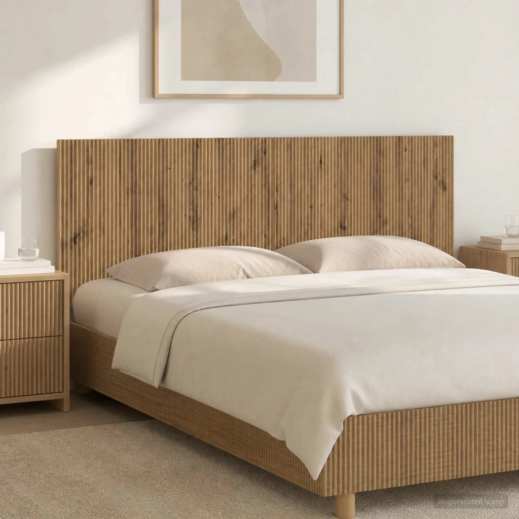 Testiera da Muro ARNHEM Rovere Artigianale Legno ingegnerizzato 896724