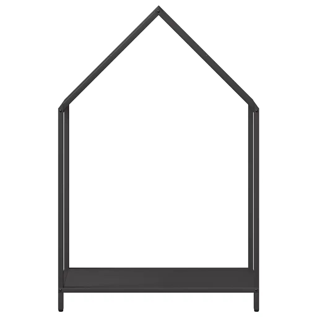 Rastrelliera per Legna da Ardere Nera 60x25x90 cm CFW6386607