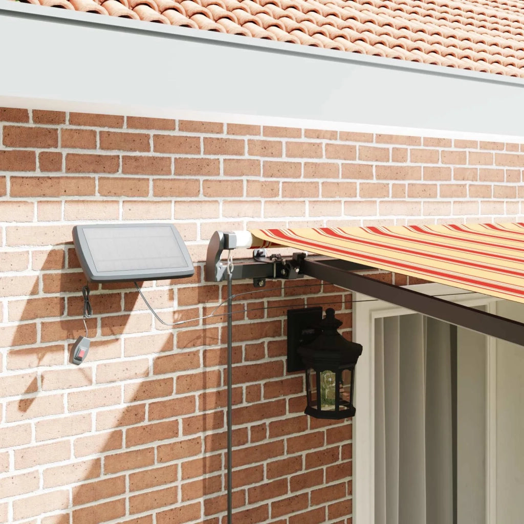 Tenda Retrattile giallo e arancione 400 ×350 cm Tessuto 3330748