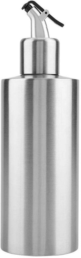 Contenitore per oli 550 ml - Dispensatore in acciaio inossidabile - Supporto per cucina - Antiscivolo - Resistente al shock - Sostenibile - Olio contenitore