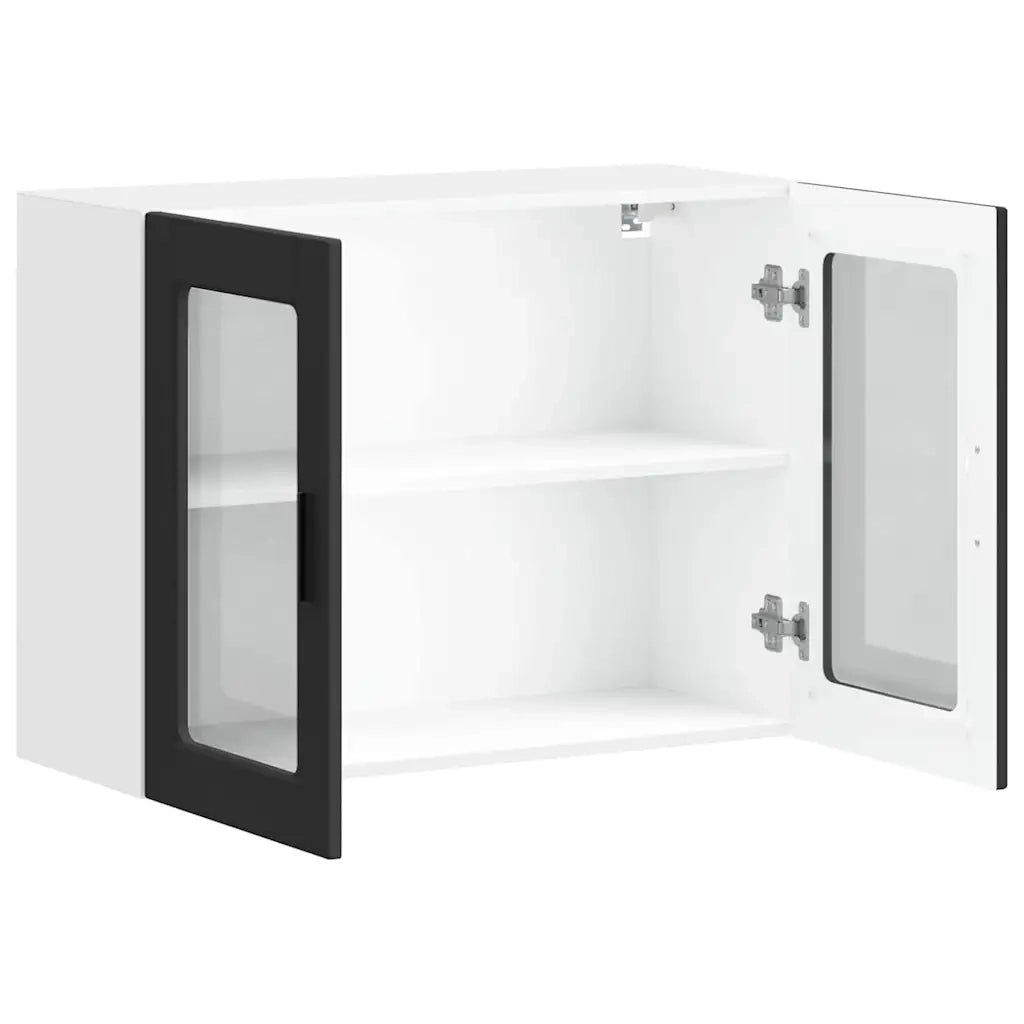 Pensile da Cucina con Porta in Vetro Porto Nero